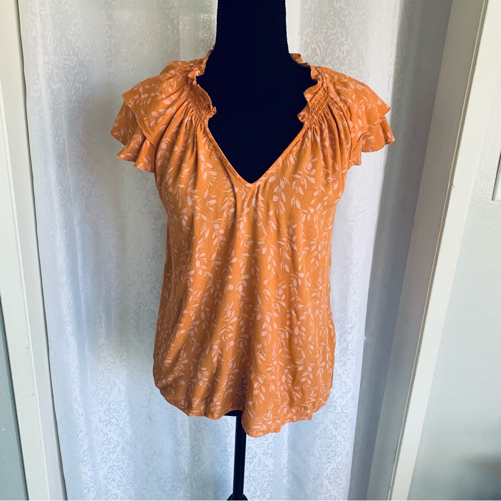 A NEW DAY Petal Sleeve Blouse Sz: M